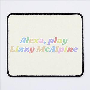 Alexa, play Lizzy McAlpine rainbow retro design Mouse Pad