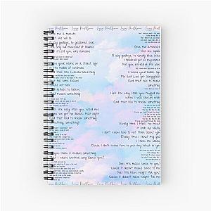 Lizzy McAlpine Lyric Collection Spiral Notebook