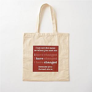 you forced me to - lizzy mcalpine Cotton Tote Bag