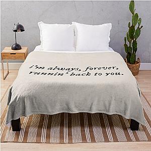 Spring into Summer Lyrics by Lizzy McAlpine I'm Always Forever Running Back to You Throw Blanket