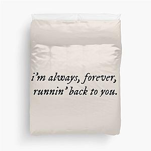 Spring into Summer by Lizzy McAlpine I'm Always Forever Running Back to You Duvet Cover