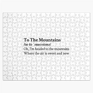 To the Mountains Lizzy McAlpine quote