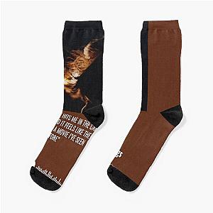Lizzy McAlpine Ceilings Song Poster Socks