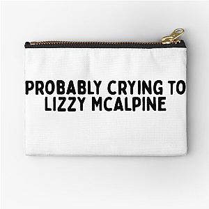 Probably Crying To Lizzy McAlpine Zipper Pouch