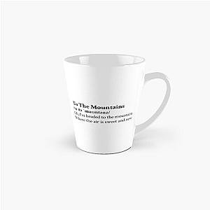 To The Mountains Lizzy McAlpine Aesthetic Lyrics Mug