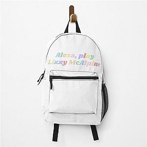 Alexa play Lizzy McAlpine Rainbow Design Backpack