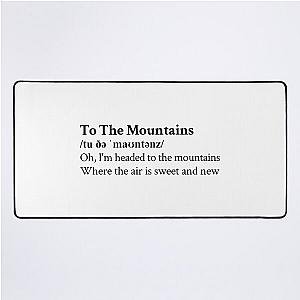 To The Mountains Lizzy McAlpine Aesthetic Quote Lyrics Mats