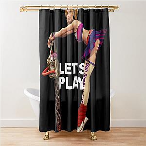 Lollipop Chainsaw Let’s Play (Dark) Shower Curtain