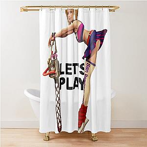 Lollipop Chainsaw Let’s Play (Light) Shower Curtain