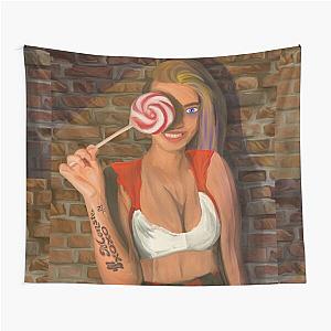 Lil Lollipop Monster  Tapestry