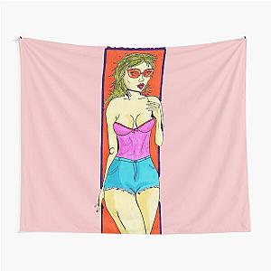 Red Lips Lollipop Love Tapestry