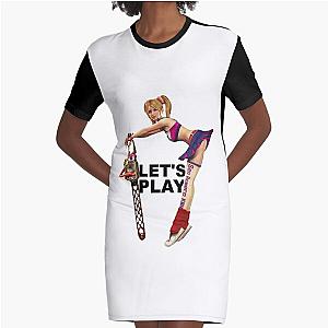 Lollipop Chainsaw Let’s Play (Light) Graphic T-Shirt Dress