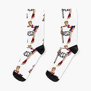 Lollipop Chainsaw Let’s Play (Light) Socks