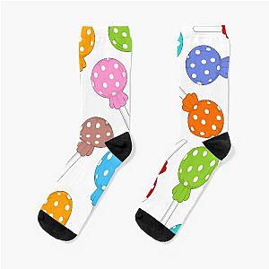 Multi coloured polka dot lollipop Socks