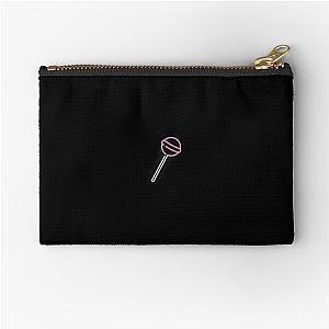 Vibrant Retro Neon Sign - Lollipop Zipper Pouch