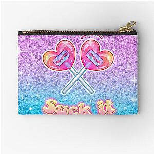 razor blade lollipop Zipper Pouch