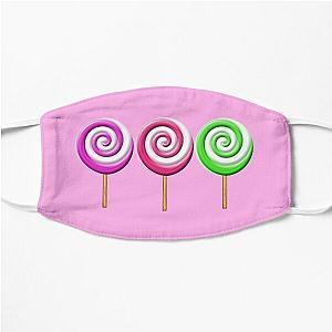 Colorful Lollipops design Flat Mask