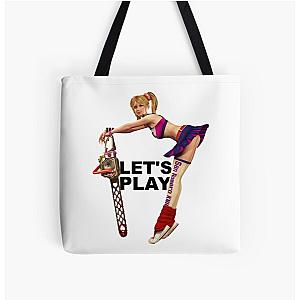 Lollipop Chainsaw Let’s Play (Light) All Over Print Tote Bag