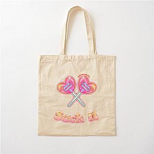 razor blade lollipop Cotton Tote Bag