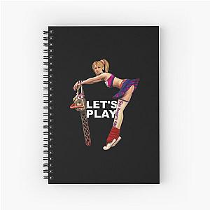 Lollipop Chainsaw Let’s Play (Dark) Spiral Notebook