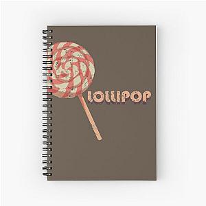 Lollipop - oldschool  vintage retro print Spiral Notebook