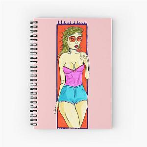 Red Lips Lollipop Love Spiral Notebook