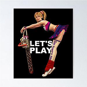 Lollipop Chainsaw Let’s Play (Dark) Poster