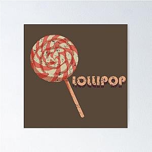 Lollipop - oldschool  vintage retro print Poster