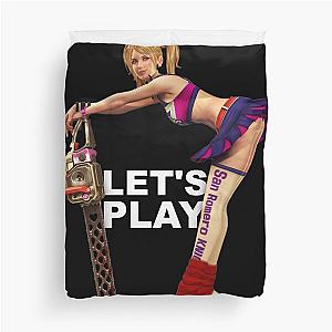 Lollipop Chainsaw Let’s Play (Dark) Duvet Cover