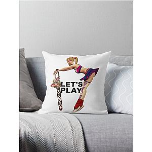 Lollipop Chainsaw Let’s Play (Light) Throw Pillow