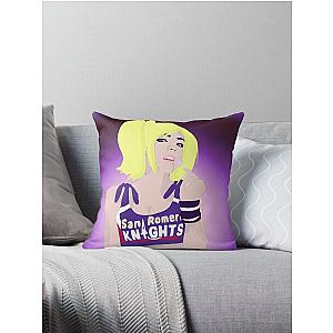 Jessica Nigri Lollipop Chainsaw Cosplay  Throw Pillow