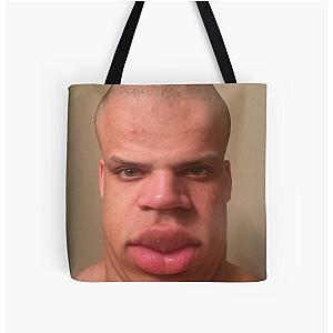 Tyler1 fixed all over print tote bag