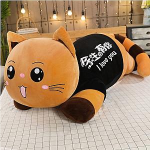 70-110 cm Yellow Lying Long Kitty Sleep Cushion