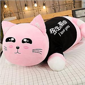 70-110 cm Pink Lying Long Kitty Sleep Cushion