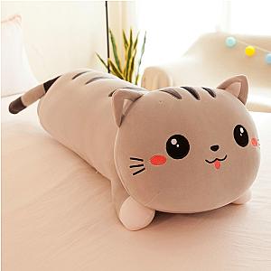 50-130 cm Gray Lying Long Kitty Sleep Cushion