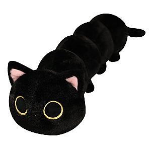 50-130 cm Black Lying Long Kitty Sleep Cushion