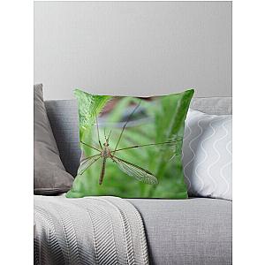 Crane Fly Throw Pillow