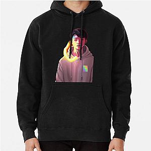 Lookism Hoodies - LOOKISM  | pink hoodie with finger heart Pullover Hoodie RB2112