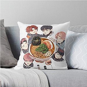 Lookism Pillows - LOOKISM BTS eat ramen  Throw Pillow RB2112