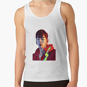 Lookism Tank Tops - LOOKISM Kpop-red hoodie semi-realistic illustration Tank Top RB2112