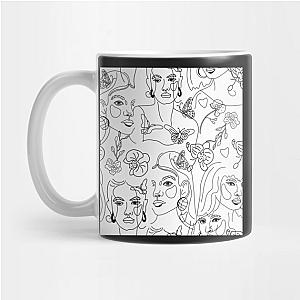 Minimalist Woman Line Illustration Mug TP0509