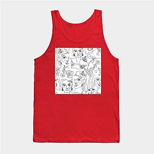 Minimalist Woman Line Illustration Tank Top TP0509