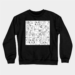 Minimalist Woman Line Illustration Sweatshirt TP0509