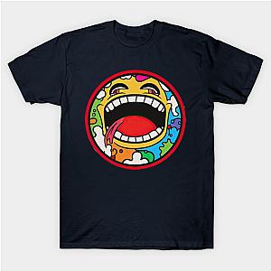 Big mouth rainbow splash sticker T-Shirt TP0509