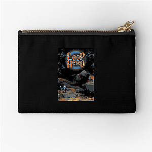 Loop Hero The World Rests On Your Cards Loop Hero Zipper Pouches