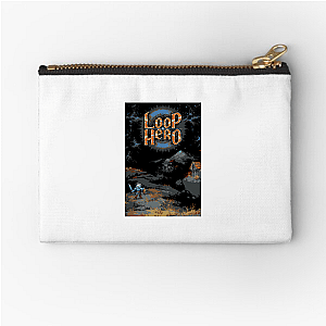 Loop Hero The World Rests On Your Cards Loop Hero Zipper Pouches