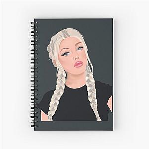 Loren Gray Tiktok Illustration Spiral Notebook