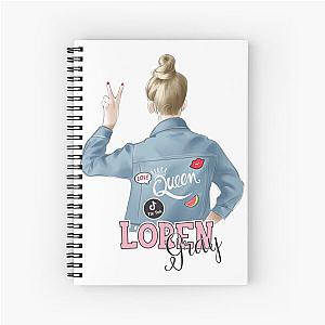 LOREN GRAY Fan Art Spiral Notebook