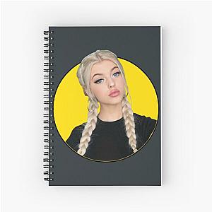 Loren Gray yellow portrait Spiral Notebook