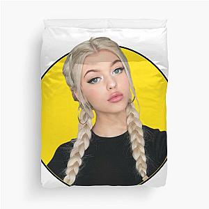 Loren Gray yellow portrait Duvet Cover